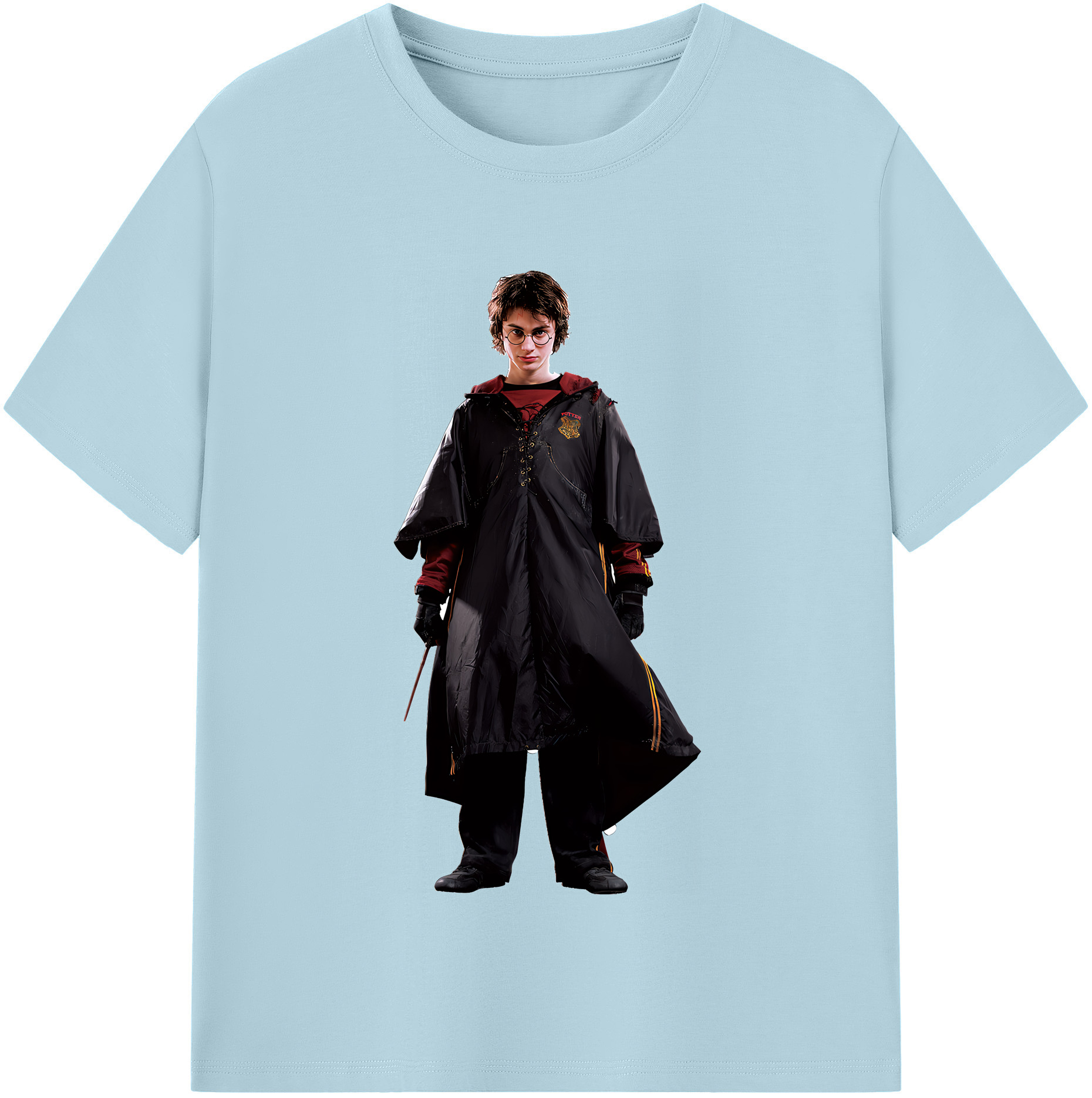 （画像用） Harry Potter ハリー・ポッターシリーズ 綿100％半袖Tシャツ（フロントプリント）